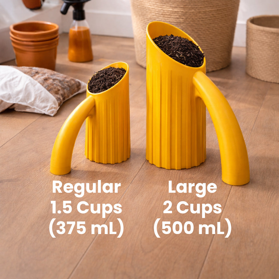 Ribbed Soil Scoop with Handle – Leafy Cove