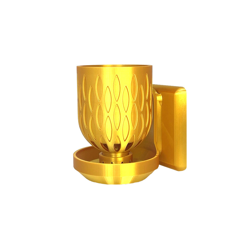 3 inch Wall Mount Crown Pot Bundle Renter-Friendly Living Wall with No-Drill and Self-Watering Option