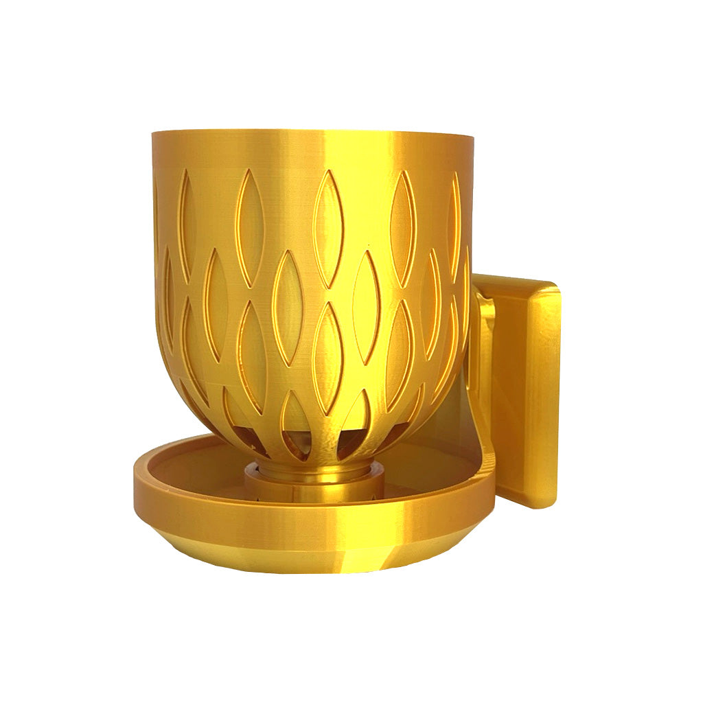 4.5 inch Wall Mount Crown Pot Bundle Renter-Friendly Living Wall with No-Drill and Self-Watering Option