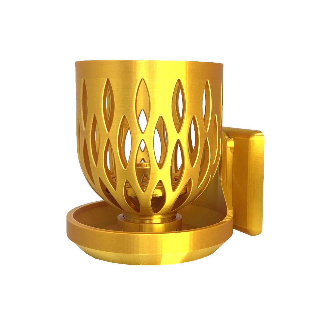 4.5 inch Orchid Wall Mount Crown Pot Bundle Renter-Friendly Living Wall with No-Drill and Self-Watering Option