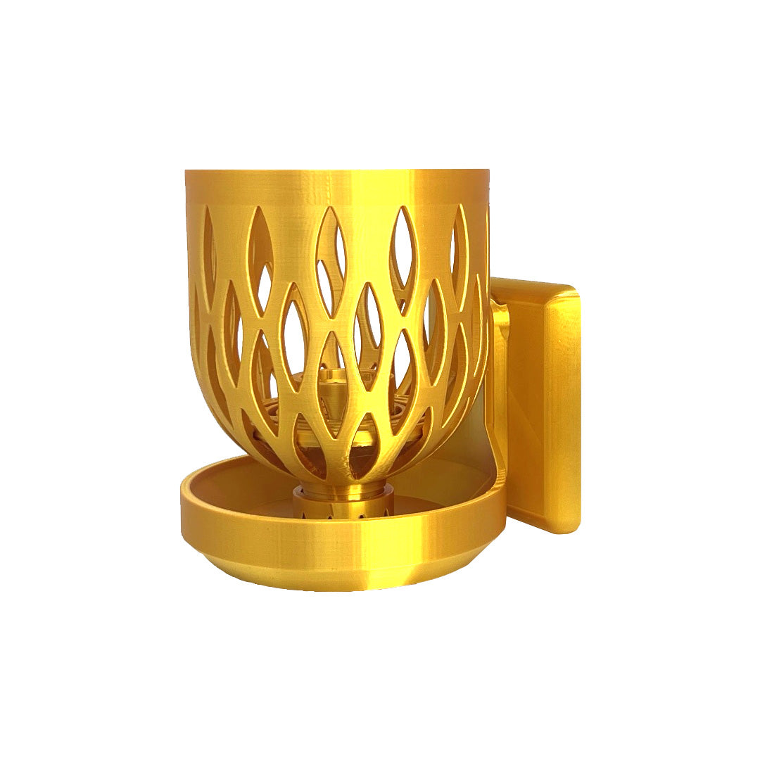 4 inch Orchid Wall Mount Crown Pot Bundle Renter-Friendly Living Wall with No-Drill and Self-Watering Option