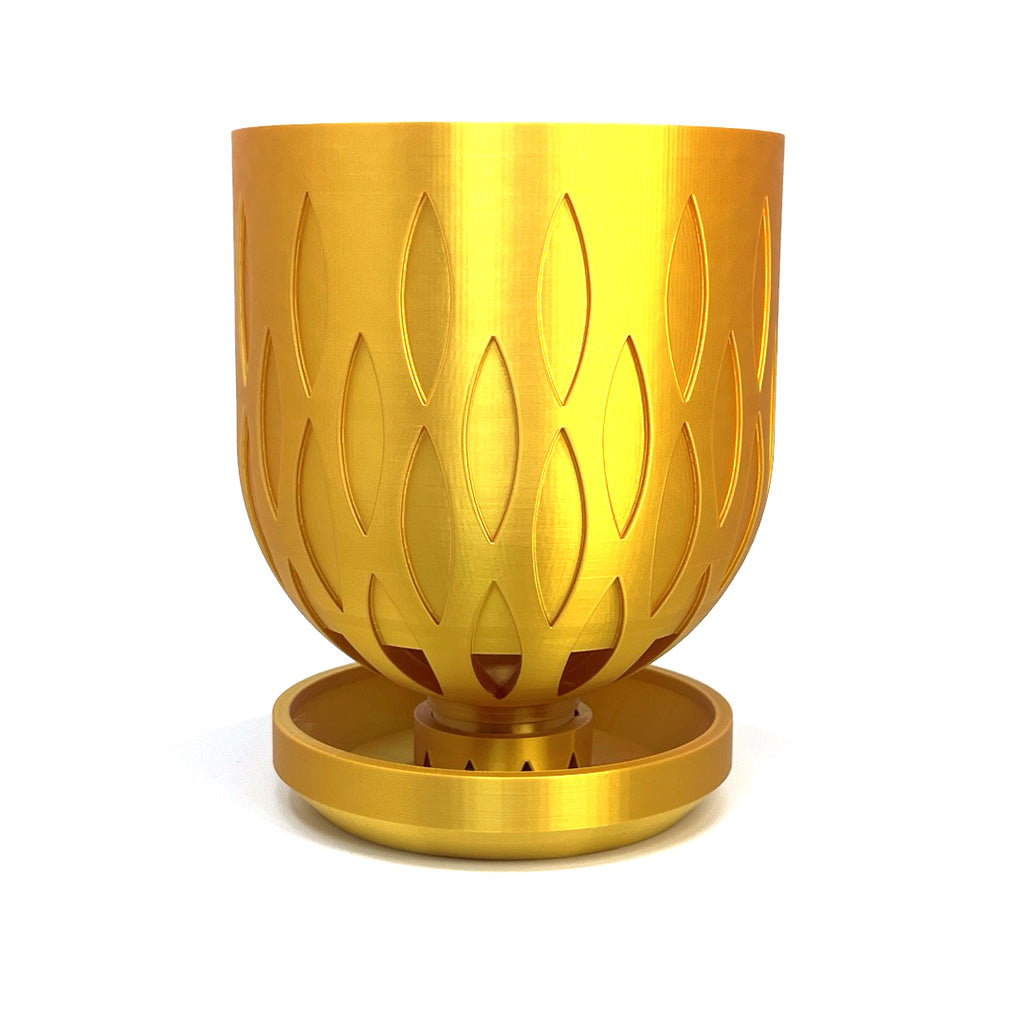 6 inch Crown Pot with Tabletop Drip Tray