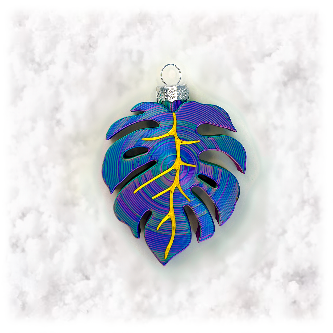 monstera ornament Monstera Leaf Christmas Ornament