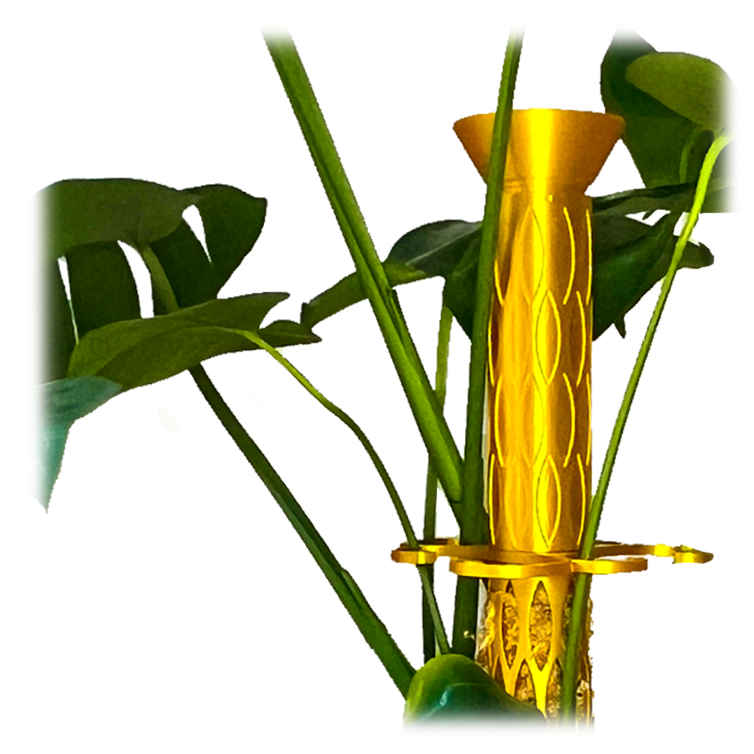 Giant Self-Watering Buildable Moss Pole Set - Heavy-Duty Support for Large Climbing Plants